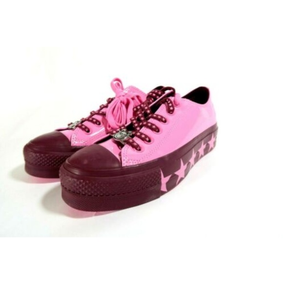 Converse CTAS Platform OX Miley Cyrus Pink Magenta - Picture 4 of 7